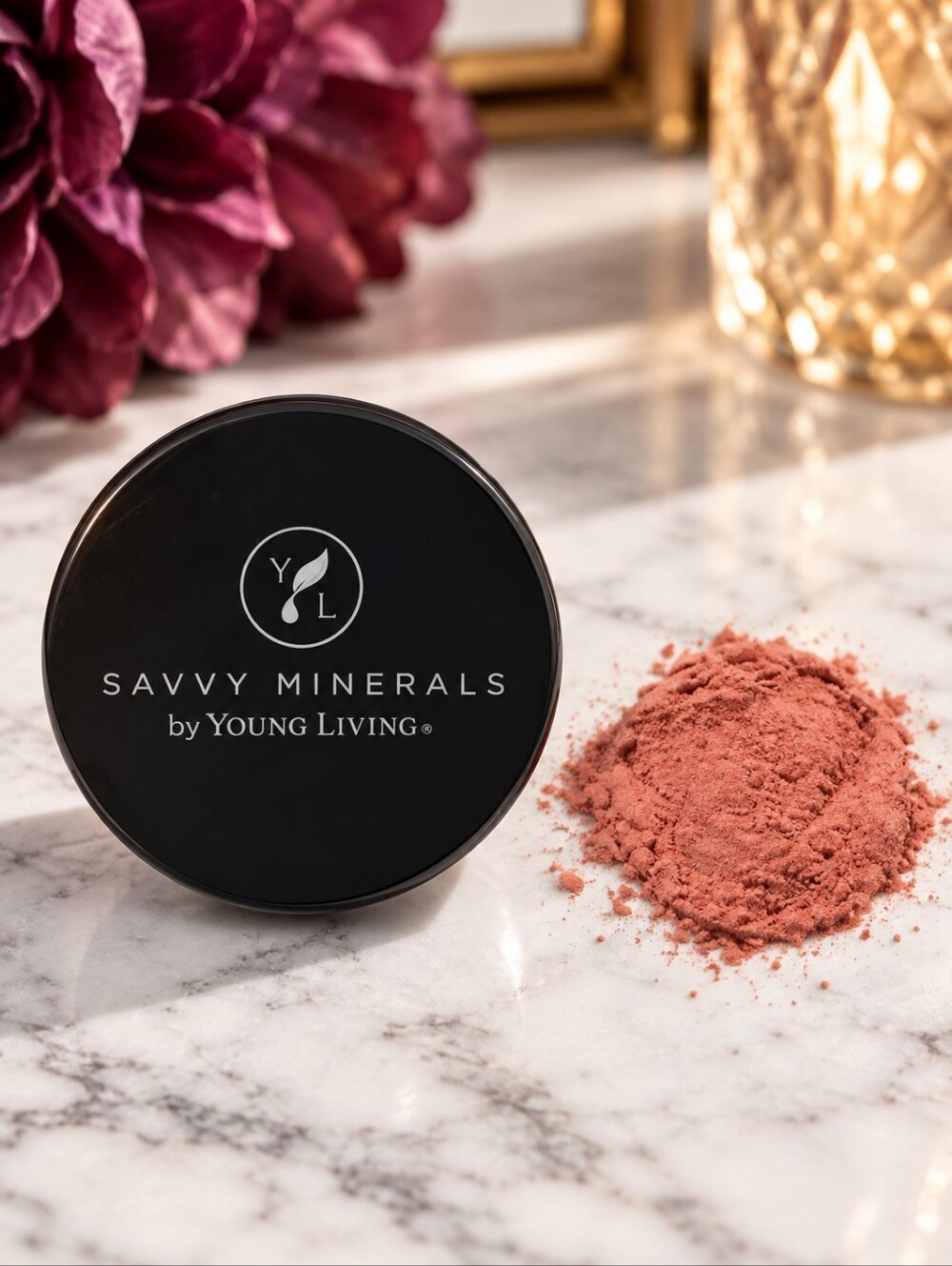 🕯NEW Savvy Minerals by Young Living Blush Captivate 0.06 oz Sealed in Box